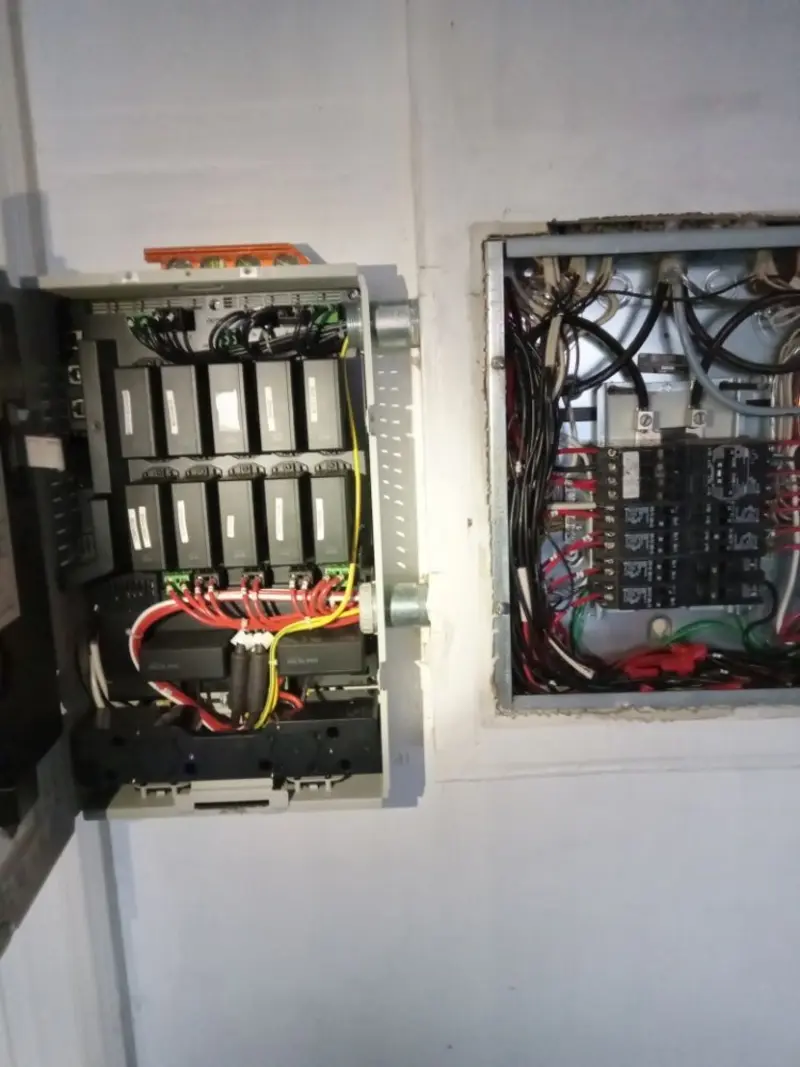 Electrical panel upgrade completed for Indoor Lighting Installation in Socorro